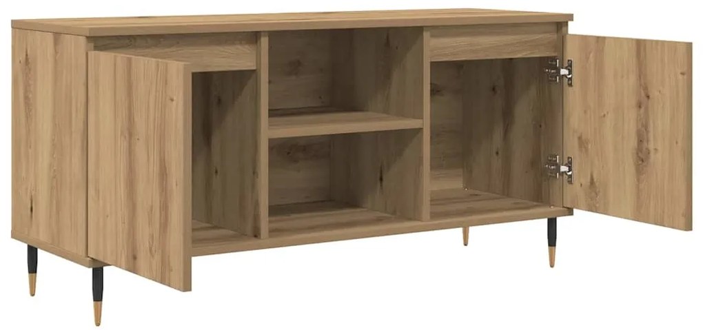 vidaXL Ντουλάπι TV Artisan Oak 104 x 35 x 50 εκ. Επεξεργασμένο ξύλο