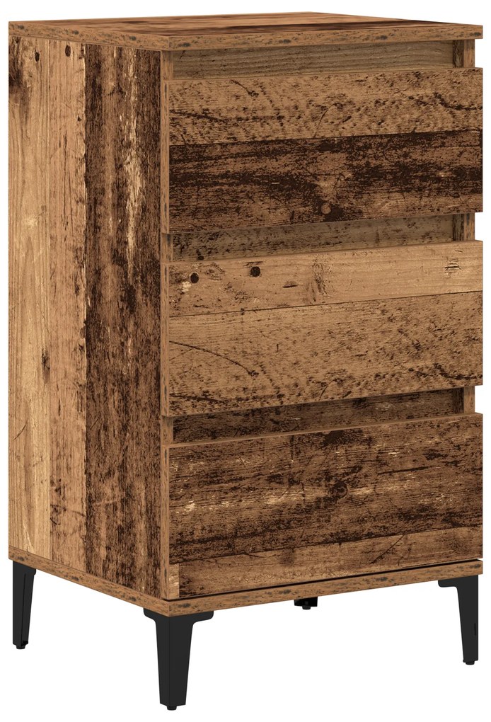 vidaXL Κομοδίνο Παλιού Ξύλου 40x35x70 cm Κατασκευασμένο Ξύλο
