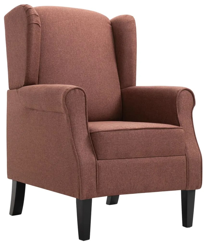 vidaXL Πολυθρόνα Καφέ Υφασμάτινη