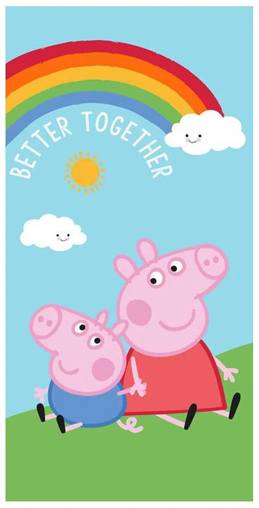 Παιδική Πετσέτα Θαλάσσης (70x140) Viopros Peppa 13 320gsm