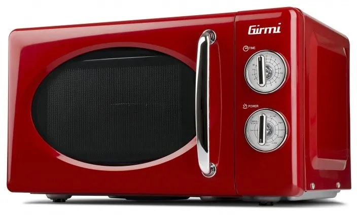 Girmi FM21 RED Φούρνος Μικροκυμάτων με Grill 20lt, Κόκκινος (FM2102)