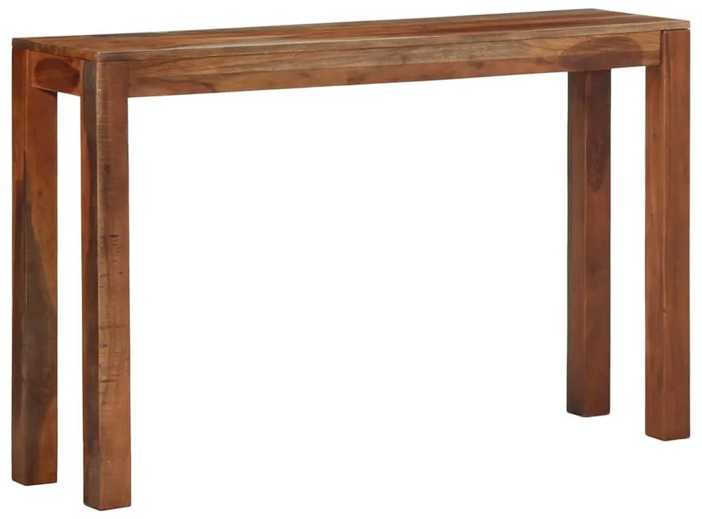 Τραπέζι κονσόλας 120x30x76 cm μασίφ ξύλο ακακίας - Καφέ