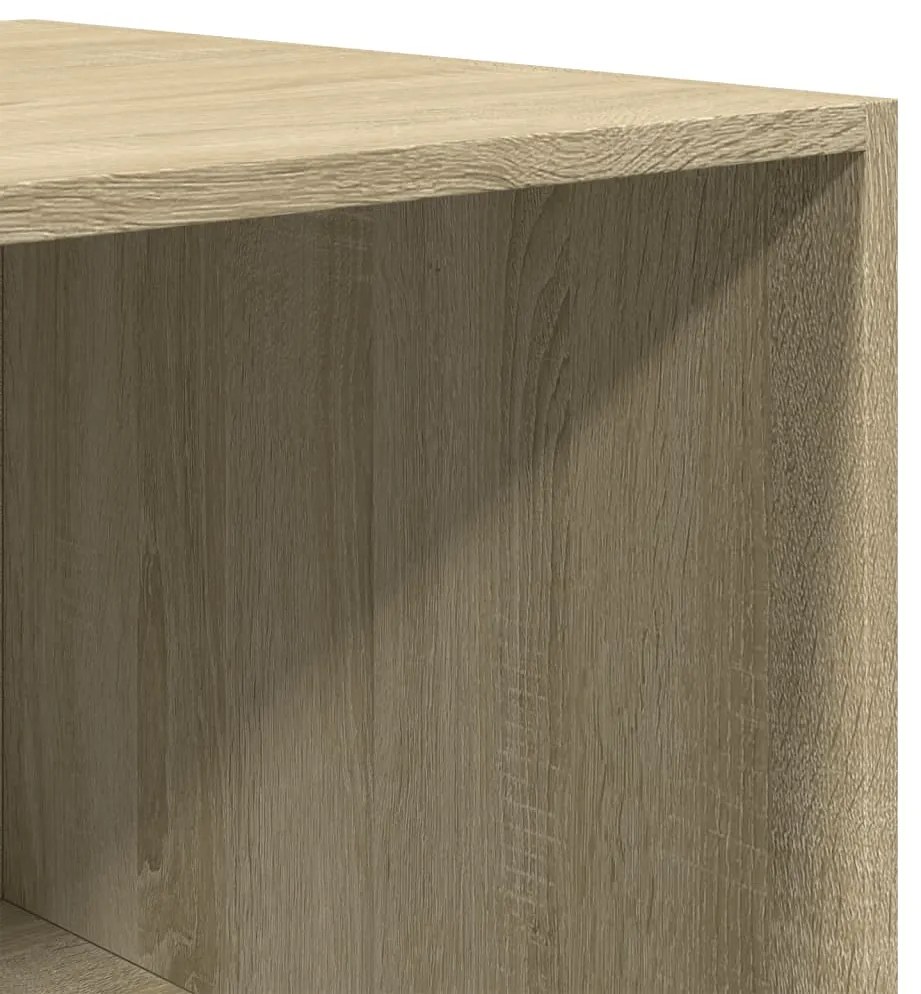 Ντουλάπα Χρώμα Sonoma Δρυς 80x50x200 εκ. από Επεξ. Ξύλο - Καφέ