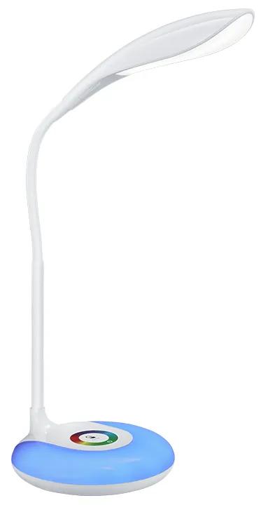 Krait Φωτιστικό Γραφείου LED με Εύκαμπτο Βραχίονα σε Λευκό Χρώμα Trio Lighting R52781201