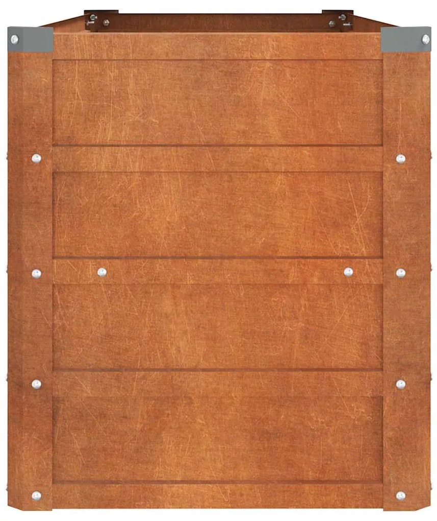 vidaXL Ζαρντινιέρα Σκουριασμένο 100x40x45 εκ. Ατσάλι Σκληρυθέν Αέρα