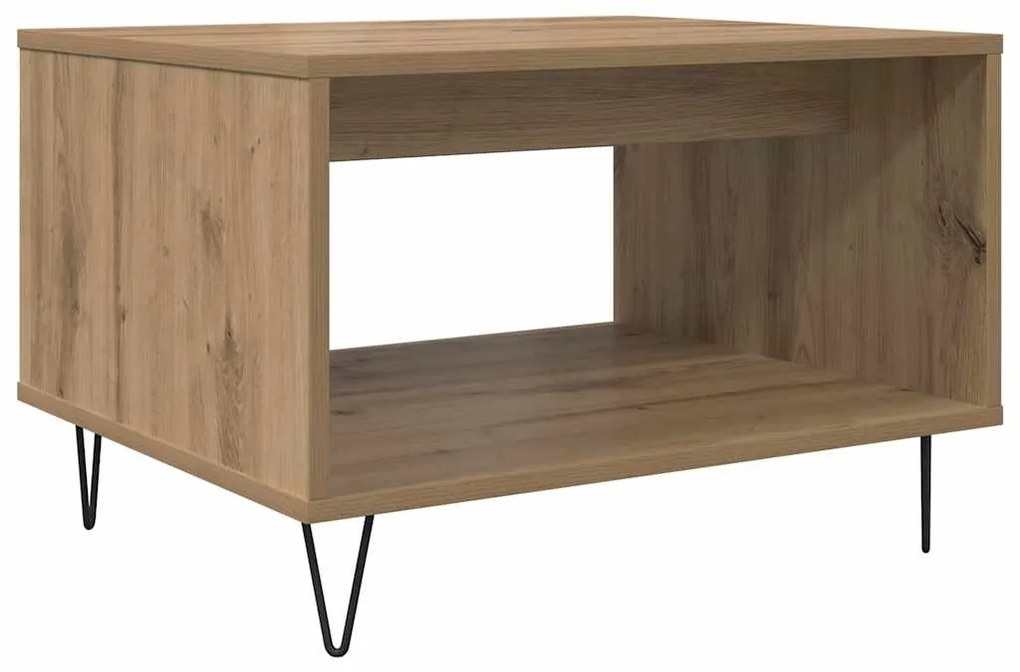 vidaXL Τραπεζάκι σαλονιού artisan δρυς 60 x 50 x 40 εκ