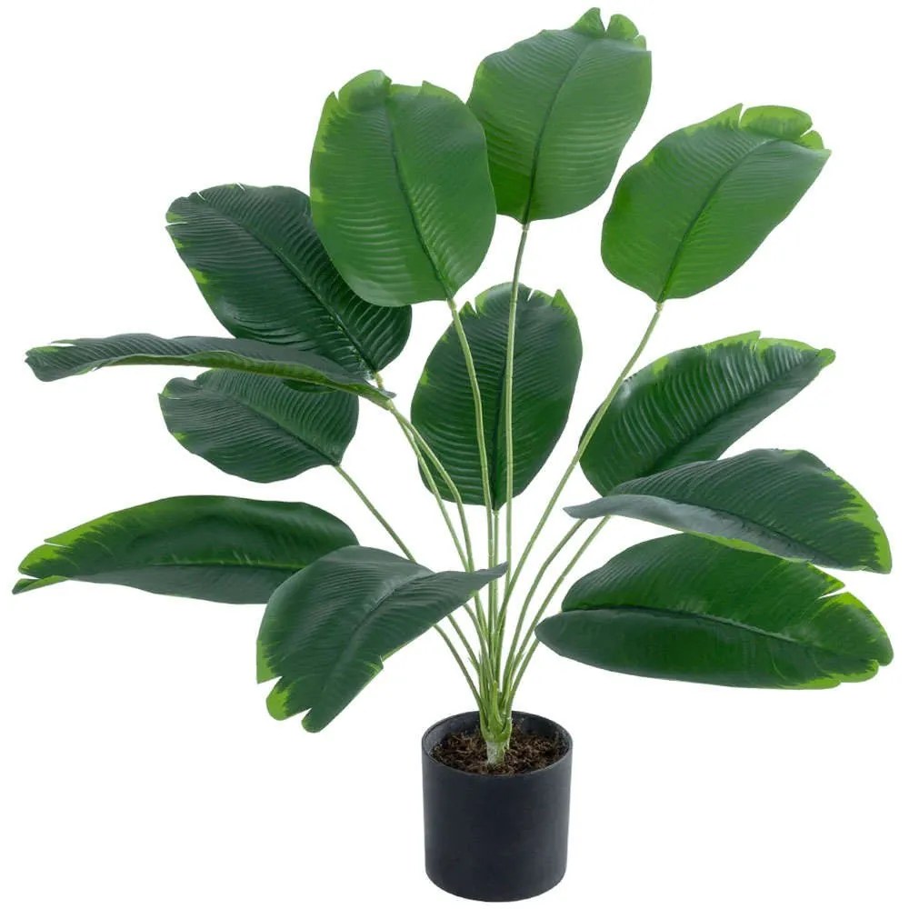 Τεχνητό Φυτό Banana 20927 Φ70x55cm Green GloboStar Πολυαιθυλένιο,Ύφασμα