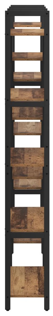 vidaXL Ράφι Βιβλίων Παλαιό ξύλο 156 x 25 x 167.5 εκ Επεξεργασμένο ξύλο