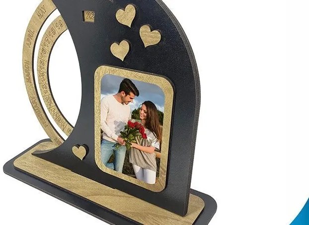 Intra απο ξύλο plywood 3mm-4mm πάχος Calendar , Perpetual Calendar Δίασταση 15x15 cm INTRAFABR-35441303