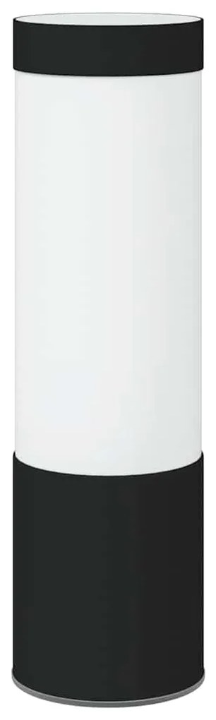 vidaXL Εξωτερικά Φωτιστικά Τοίχου 2 pcs Μαύρο 12 x 7.5 x 27 εκ