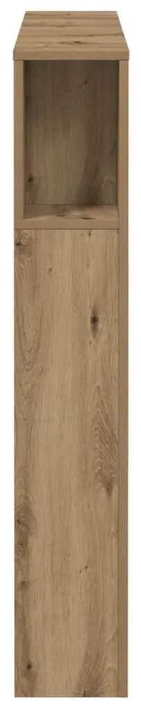vidaXL Ντουλάπι κεφαλάρι Δρυς τεχνίτης 100x18,5x102,5 cm
