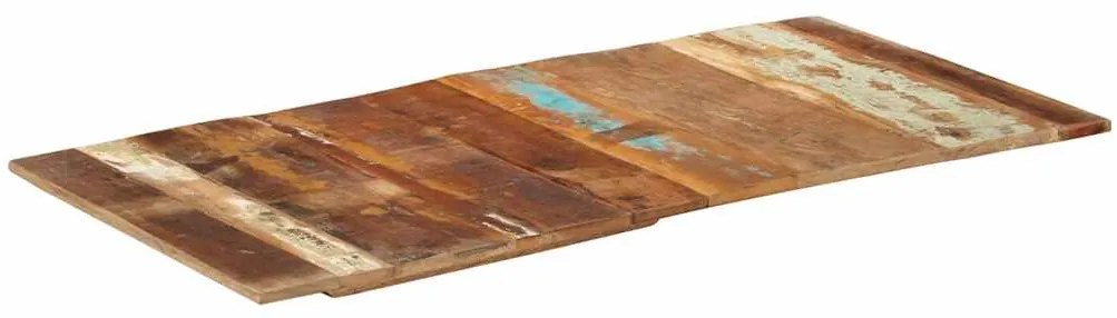 vidaXL Επιφάνεια Τραπεζιού Ορθ. 60x120 εκ 15-16 χιλ Μασίφ Ανακ. Ξύλο