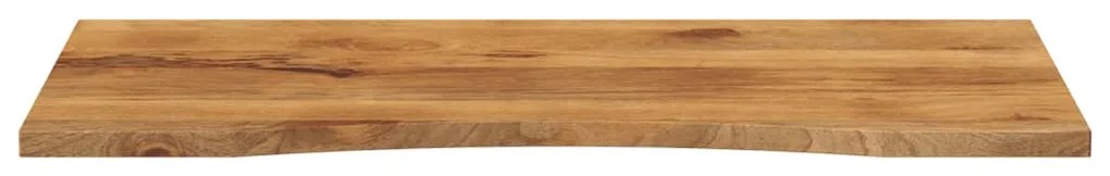 vidaXL Επιφάνεια Γραφείου Καμπύλη 120x60x2,5 εκ Μασίφ Ακατ. Μάνγκο