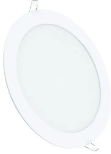 Φωτιστικό Πάνελ Χωνευτό LED 18W Λευκό 3CCT Slim Φ22cm Just Led 222001810 InLight-222001810-Λευκό 222001810