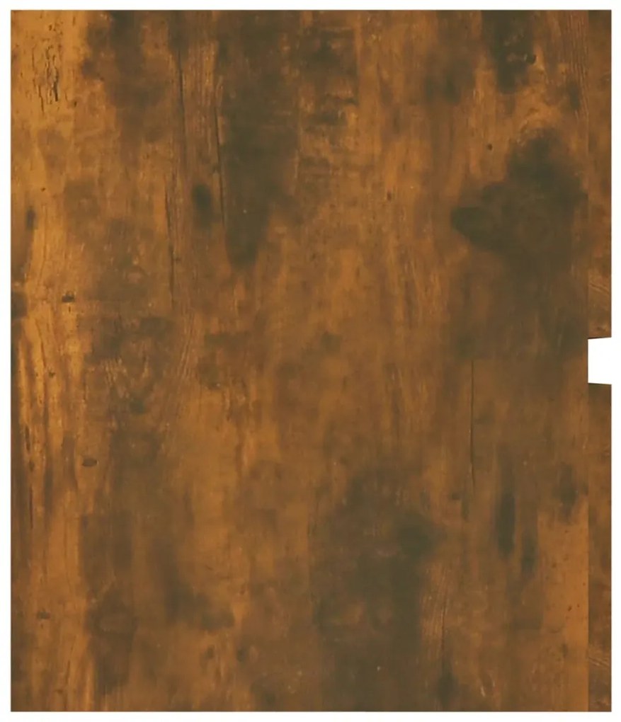 vidaXL Ντουλάπι Νιπτήρα Καπνιστή Δρυς 100x38,5x45 εκ. Επεξεργ. Ξύλο