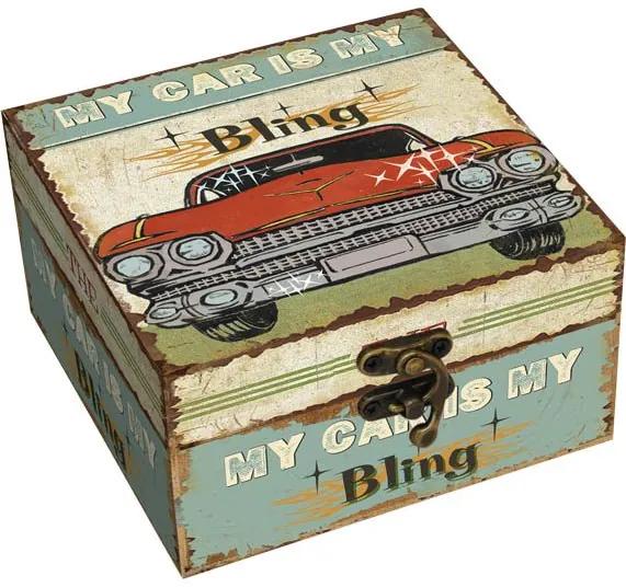 Διακοσμητικό Κουτί "Car Bling" 13Χ13Χ7