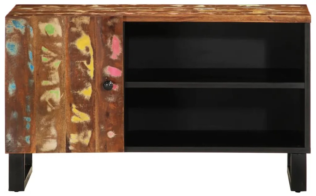 vidaXL Έπιπλο Τηλεόρασης 80x33x46 εκ. Μασίφ Ανακυκλ. Ξύλο & Επεξ. Ξύλο