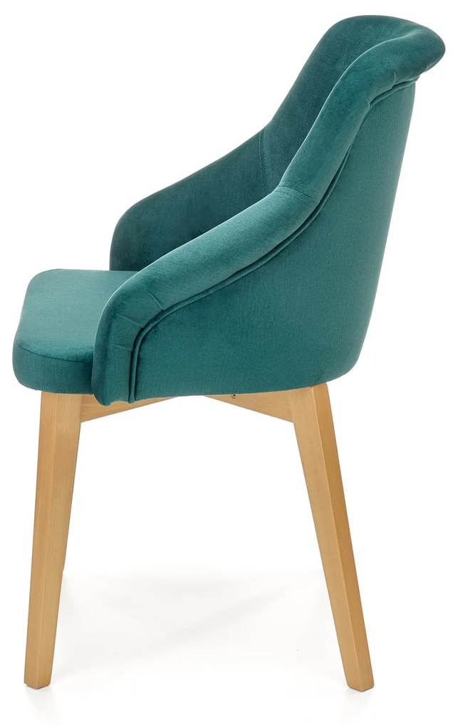 TOLEDO 2 chair, color: honey oak / MONOLITH 37 DIOMMI V-PL-N-TOLEDO_2-D.MIODOWY-MONOLITH37