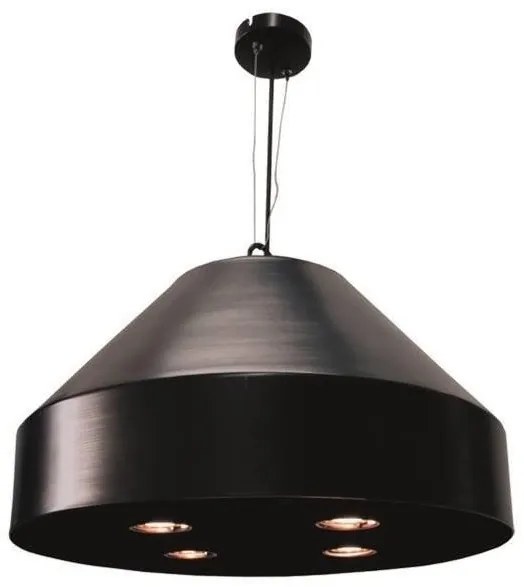Κρεμαστό Φωτιστικό Οροφής 301 Αλουμινίου LIGHTUP-301-BLACK-Μαύρο 301-BLACK