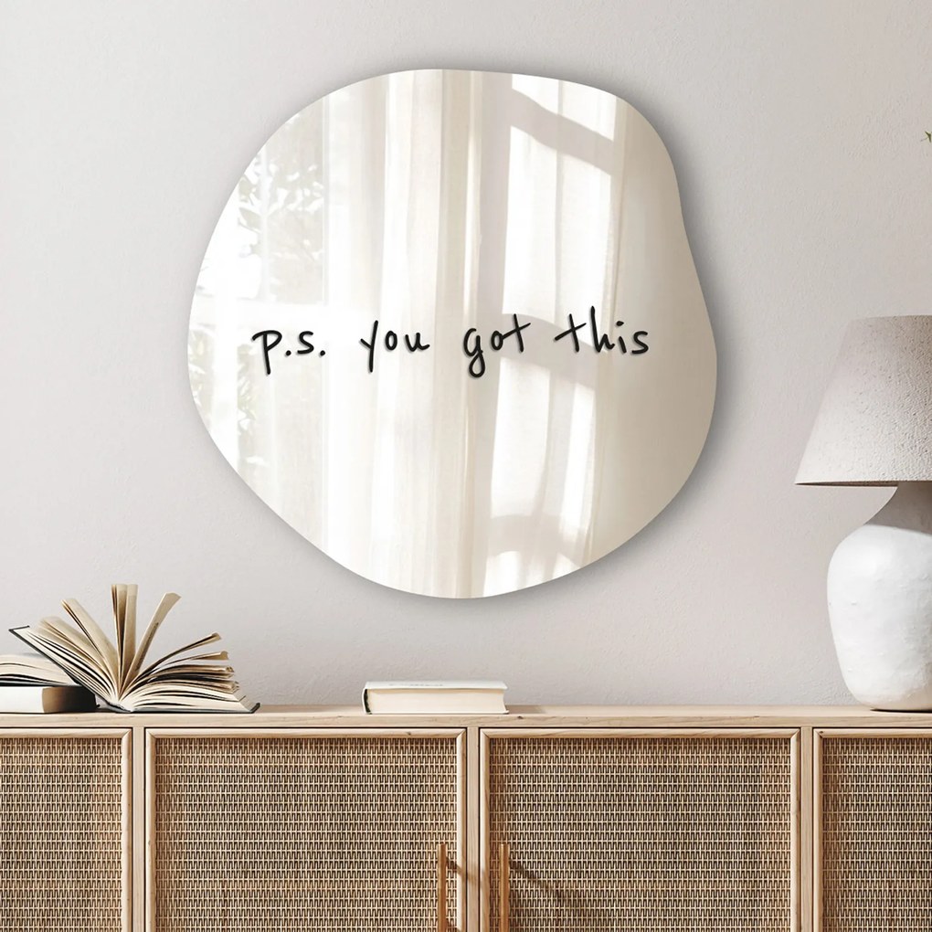 Αυτοκόλλητο για καθρέφτη S34 – P.S. you got this