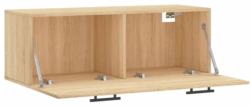 vidaXL Ντουλάπι Τοίχου Sonoma Δρυς 100 x 36,5 x 35 εκ. Επεξεργ. Ξύλο