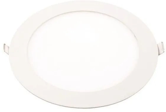 Χωνευτό Φωτιστικό Slim Φ22.5 18W 3000Κ Αλουμινίου Eurolamp-145-68402-Λευκό 145-68402