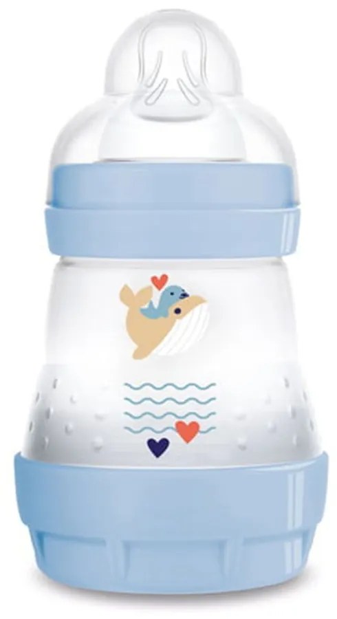 Μπιμπερό Easy Start Anti-Colic Better Together 350SB 160ml 0+ Μηνών Light Blue Mam 160ml Σιλικόνη,Πλαστικό