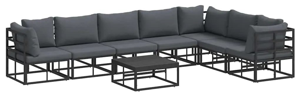 vidaXL Σετ Καναπέ Κήπου με μαξιλάρι 8 pcs