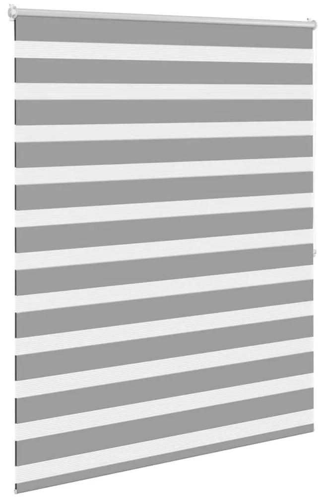 vidaXL Σύστημα Σκίασης Ρόλερ Zebra Γκρι 120 x 175 εκ.