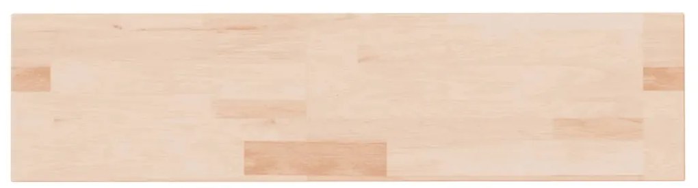vidaXL Ράφι 80x20x2,5 εκ. από Ακατέργαστο Μασίφ Ξύλο Δρυός