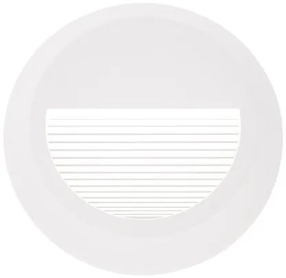 Απλίκα Φωτιστικό Τοίχου LED 3W IP65 Φ14,8cm HER-05 Heronia Lighting-42-0009-Λευκό 42-0009