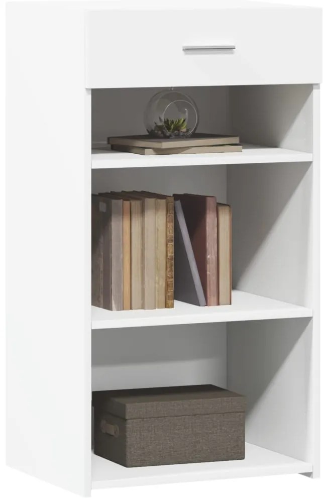 vidaXL Συρταριέρα Λευκή 50x42,5x93 εκ. από Επεξεργασμένο Ξύλο