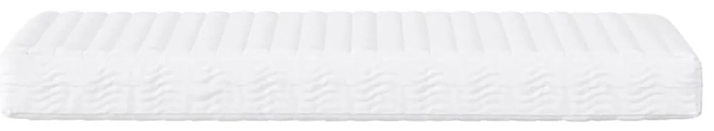 vidaXL Καναπές Κρεβάτι με Στρώμα Ανοιχτό Γκρι 100 x 200 εκ. Υφασμάτινο