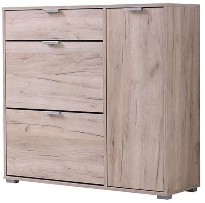 Παπουτσοθήκη Arco 2 Γκρί Δρύς 102x33x94,5 εκ. 102x33x94.5 εκ.