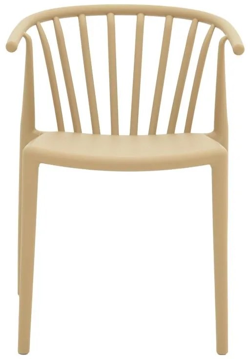 Καρέκλα - Πολυθρόνα Zelma pp σε cappucino απόχρωση 55x53x73 εκ. 55x53x73 εκ.