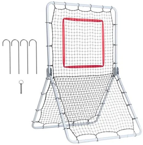 VEVOR Baseball And Softball Rebounder Net 3.5 x 6 ft 5 Adjustable Angles