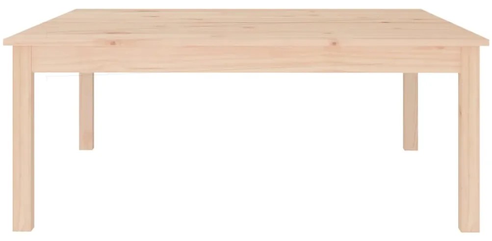 vidaXL Τραπεζάκι Σαλονιού Γκρι 100x100x40 εκ. από Μασίφ Ξύλο Πεύκου