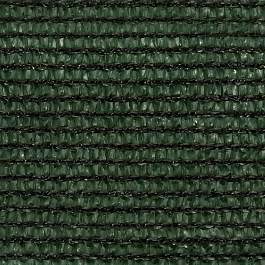 Πανί Σκίασης Σκούρο Πράσινο 4 x 5 x 6,8 μ. από HDPE 160 γρ./μ² - Πράσινο