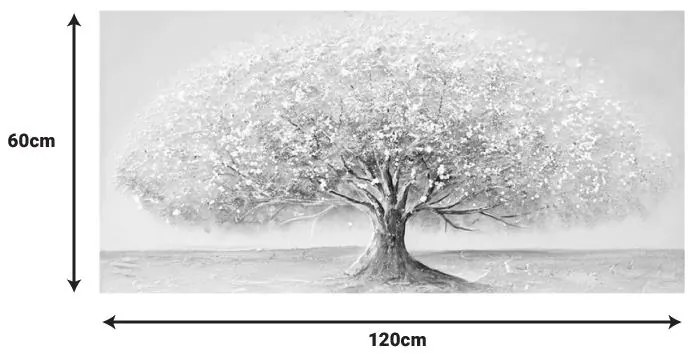 Πίνακας σε Καμβά Arbony Inart 120x3x60εκ. 120x3x60 εκ.