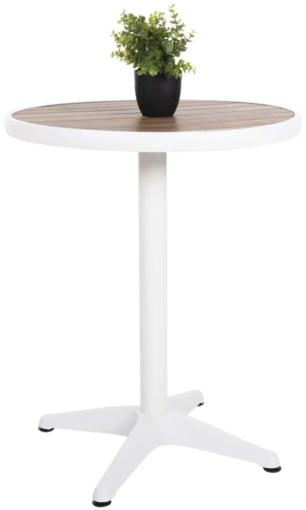 Τραπέζι Κήπου Alexa HM6086.02 Φ60x73cm White-Natural