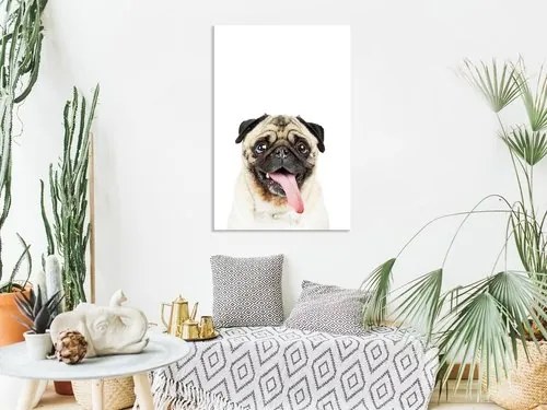 Πίνακας - Pug (1 Part) Vertical - 40x60