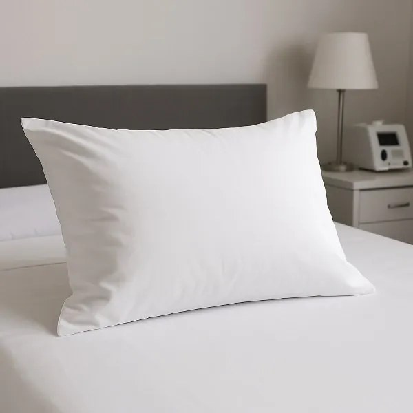 Μαξιλαροθήκη 52x70εκ. Βαμβακερή 200TC Λευκή 242420000509