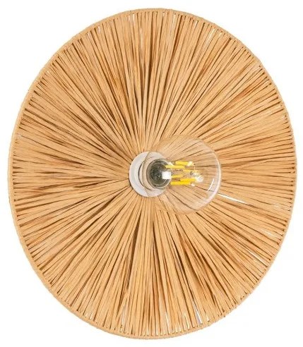 Boho Φωτιστικό Τοίχου - Απλίκα Μονόφωτο 02277 GloboStar-2277-Μπεζ 02277