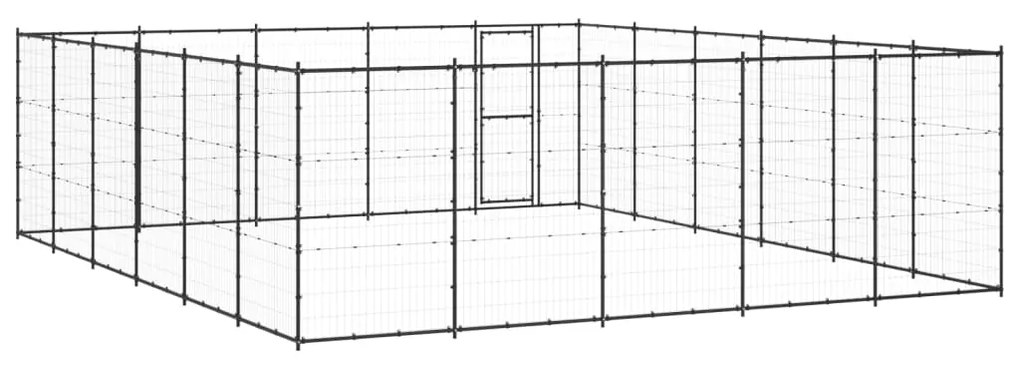 vidaXL Κλουβί Σκύλου Εξωτερικού Χώρου 36,3 μ² από Ατσάλι