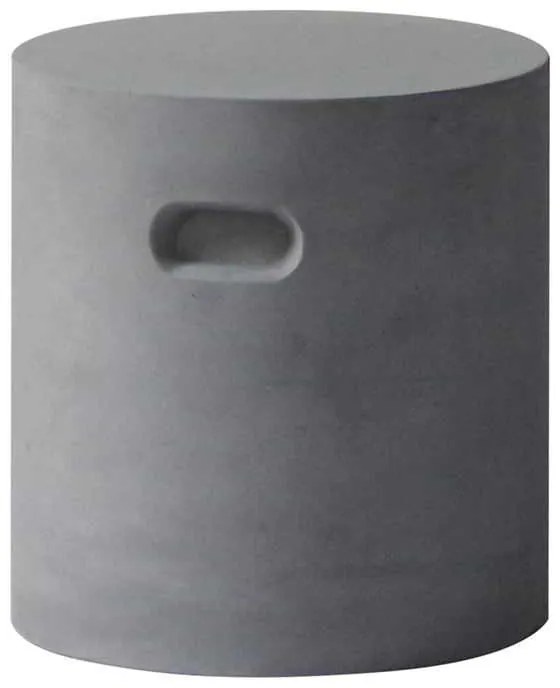 Cylinder Σκαμπώ CONCRETE D.37cm Cement Grey