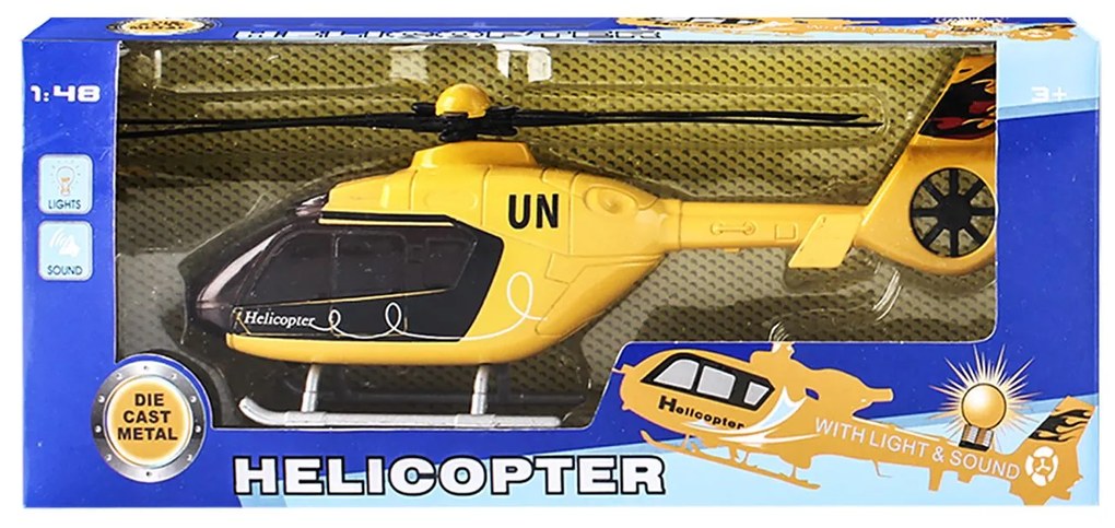 ΕΛΙΚΟΠΤΕΡΟ DIE CAST ΜΕ ΦΩΣ ΚΑΙ ΗΧΟ 27x11x5cm ToyMarkt 912802 71-2782