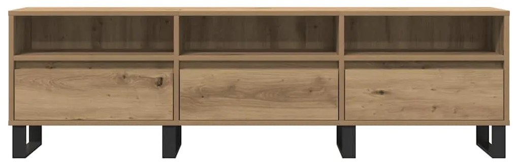 vidaXL Έπιπλο Τηλεόρασης τεχνίτης Δρυς 150x30x44,5 εκ.