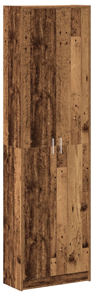 vidaXL Ντουλάπα από Παλιό Ξύλο 55x25x189 εκ. Επεξεργασμένο Ψάξιμο