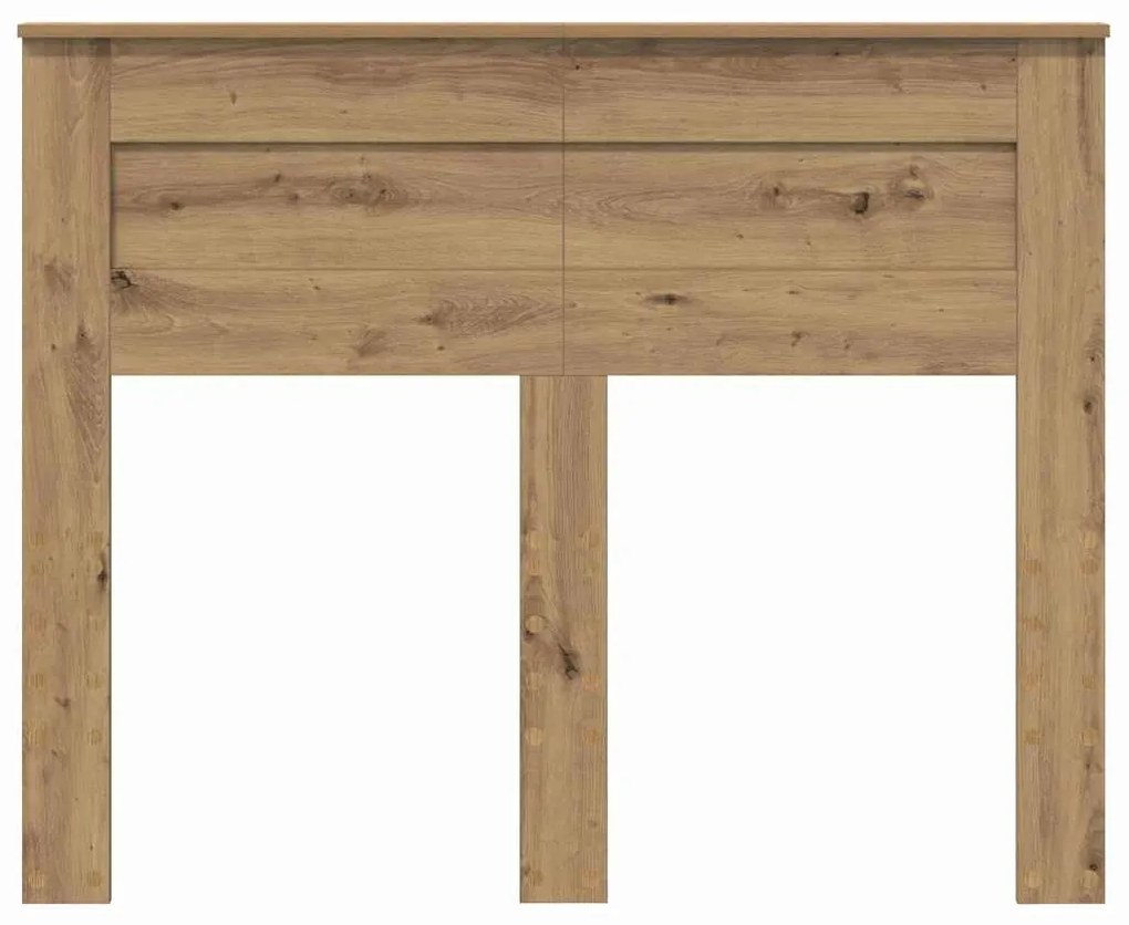 vidaXL Κεφαλάρι με κεφαλάρι Artisan Oak 135 cm Επεξεργασμένο ξύλο