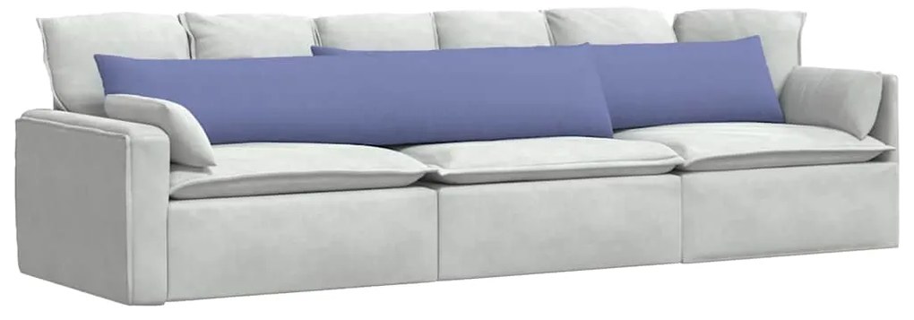 vidaXL Μαξιλάρι Καναπέ 2 pcs Μπλε 200 x 40 εκ. ύφασμα